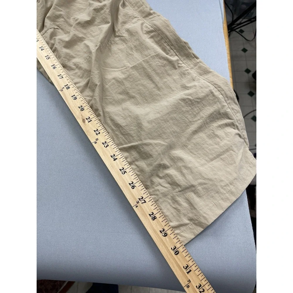 REI Mens Pants XL Cargo Hiking Convertible Nylon Outdoor‎ Workwear Zip Off Beige